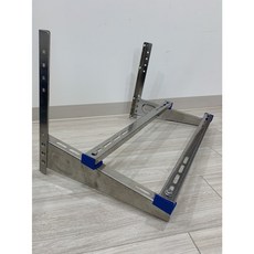 小葉家電 冷氣安裝架 不鏽鋼空調外機支架 分離式冷氣, 豪華架 - 中款加厚 (帶橫桿),1~5組, 白鐵, H型