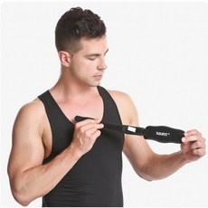 이디타 팔꿈치 아대 보호대 전완근보호대 골프 엘보밴드, 팔꿈치 보호대_레드, 1개