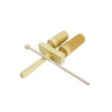 奧福 ORFF 刮弧木魚 奧福樂器, 1個, 高低木魚