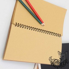 스케치 아트패드 드로잉스케치북, 브라운+브라운