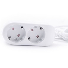 국산 접지형 일반 2구 멀티탭 1.5m 10a 멀티콘센트 연장선 접지멀티탭 가전연장선 1.5m멀티탭