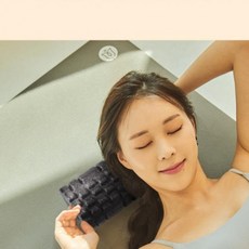 [5959]30x10cm 업앤쉐이프 미니폼롤러EPP 마사지 필라테스 폼롤러 미니, 1개, 블랙