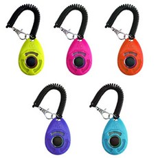 [반려견과 함께 즐거운 트레이닝]애견 훈련용 클리커[DT-114]-색상랜덤, 1개