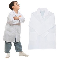 아동 흰색 의사가운, L, 1개