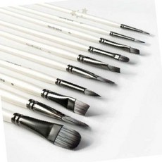 미술 페인팅 작업용 아크릴 물감 전용 붓 세트 다양한 크기 화방 용품 채색 도구, 1개