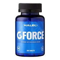 HALEO 300 30 글루타민 G-FORCE(지포스) 미국 인삼 발효 엑기스 배합 컨디셔닝, 1개, 300정
