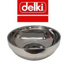 델키 두꺼운 스텐 이중 국그릇 대접 16 특대 jun+4020pF