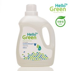헬로그린 세탁세제 아기세제 유아세제 중성 무향, 3kg, 1병