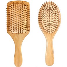 프라홈 에어쿠션 헤어 브러쉬 2종 빗세트, 1개, 원목색