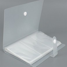 럭키땡큐 똑딱이 단추형 미니 포토카드 바인더 카드보관, 240칸