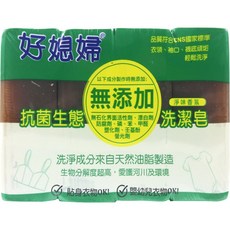 好媳婦 無添加抗菌生態洗潔皂, 1個, 好媳婦無添加抗菌生態洗潔皂 (淨味香氛), 130g