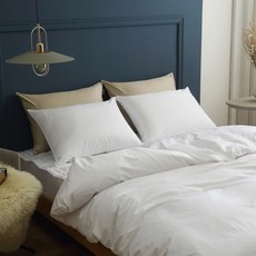 코지 워싱 베개커버 국산 먼지없는 순면 지퍼형 50x70, 1개, 화이트