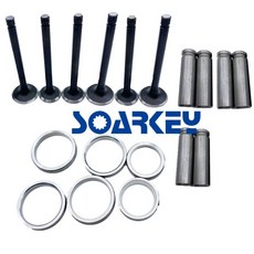 1세트 새로운 밸브 가이드 및 흡기 Yanmar 3TNV70 엔진에 적합