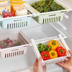 냉장고 수납 정리 슬라이드 다용도 선반 서랍선반, 3-냉장고선반-화이트