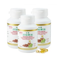 ASG安地斯雪蔘 秘魯印加果油液態膠囊 (omega-3-含量達49%), 3個, 90顆