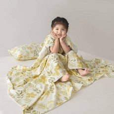여름용 2in1 착용형 담요 수면조끼 보온 낮잠 블랭킷 이불 무릎담요(발차기 방지 복부 보온)
