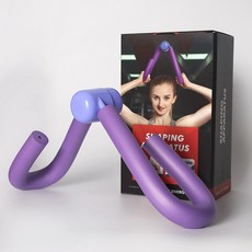 PVC 다리 허벅지 운동가 체육관 스포츠 허벅지 마스터 다리 근육 팔 가슴 허리 운동가 운동 기계 체육관 홈 피트니스 장비, 박스 퍼플, 1개