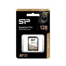 (실리콘파워) SDXC카드 Superior Pro V60 UHS-II U3 128GB(280/100), 128GB, 1개