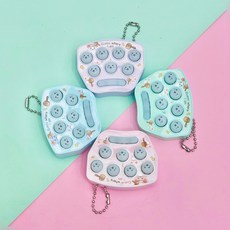 打地鼠玩具 益智打地鼠遊戲機 兒童益智玩具 親子互動, 1個, 馬卡龍隨機款【紐扣電池版】