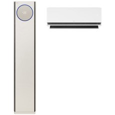 18+6평형 2등급/ FQ18FN5BK2/ LG 휘센 오브제컬렉션 타워I 에어컨 2in1 (5시리즈)/ 카밍베이지/ 스탠드 + 벽걸이 + 실외기/ 멀티형 에어컨 2025년 출시/, 매립배관형, FQ18FN5BK2