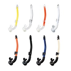 島嶼潛水 GULL CANAL/LEILA STABLE 半乾式呼吸管，潛水浮潛專用，舒適安全咬嘴設計，排水閥易於排水