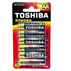 東芝 TOSHIBA 鹼性電池 1號 D 2號 C 3號 AA 4號 AAA 9V 電池, 1個, 4號2入