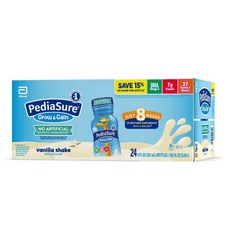 PediaSure Vanilla Shake 페디아슈어 그로우 앤 게인 바닐라 쉐이크 237ml 24병