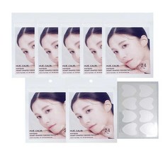 휴캄 킨츠키 미간 팔자 주름 개선 기능성 하트 탄력 패치, 7개, 24개입