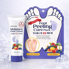 인스탐스 풋 필링케어 발꿈치 발뒤꿈치 갈라짐 발바닥굳은살 풋보습 크림, 40g, 12개, 1개입