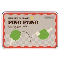 데코 레코퍼레이션 미니 미니 게임 캔 탁구 크기: 약 W12.3 D8.4 H2.4 CS-38315