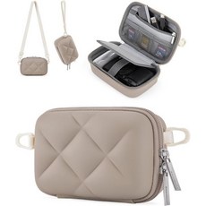 BAGSMART 디지털 카메라 케이스 보호 및 경량 케이스로 2가지 휴대 방법 제공 방수 충격 방지 소형 가방 캐논 파워샷 G7X 마크 IIIII소니 DSCW800DSCW830, Camel