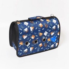 寵物外出便攜太空艙背包 貓咪狗狗雙肩包 33x28x42cm 承重15斤貓/10斤狗, 1個, 藍 色 小 熊顏 色 隨 機,無側開四件套