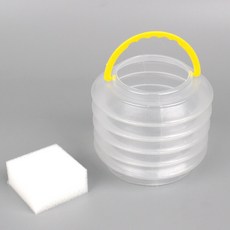 붓세척 미술 접이식 물감통