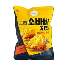 CJ 고메 소바바치킨 소이허니 순살, 375g, 5개