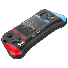 PYHO 미니게임기 휴대용 게임기 500 IN 1 빈티지 클래식 크리에이티브 게임기, 외손잡이 팬텀 블랙 외손잡이 팬텀 블랙