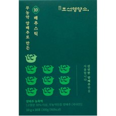 [해썹인증] ((조선영양소)) 10배추스틱 양배추즙 고농축 양배추 액기스 스틱, 300g, 6개
