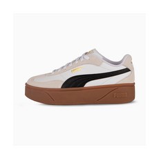 PUMA 푸마 클럽 II 에라 플랫폼 우먼스 - 화이트:블랙 / 402313-15