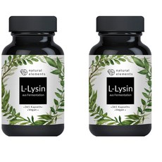 Natural elements 내츄럴 엘리먼츠 독일 L 엘 라이신 365캡슐 2팩