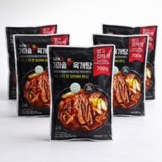 장순필 가마솥 특 육개탕 육개장 700g 5봉, 5개