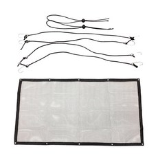 寵物車內隔離網 汽車座椅前後隔離防護擋網 狗狗後車廂屏障保護網圍欄, 黑色, 1個