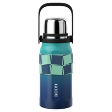 굼 펀 스포츠 보온 텀블러, 라이트블루, 1개, 900ml