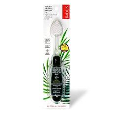 라디우스 트래블 칫솔 휴대용 SDGs 서스테이너블 바이오플라스틱 와이드헤드(블랙)