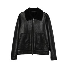 살바토레산토로 시어링 칼라 집업 재킷