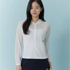 지센 여성 데일리 기본 직장인 ZISHEN 04 매쉬 후드 풀집업 가디건 Lptsq341 WH 49930942DH6078293, 화이트 95