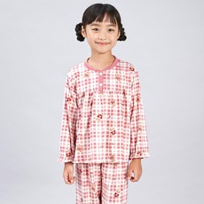 폭스클럽 키즈라인 니트베어 피치기모 파자마 상하의 세트