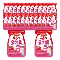 아이배냇 베베 핑거 요거트 20g, 딸기, 24개