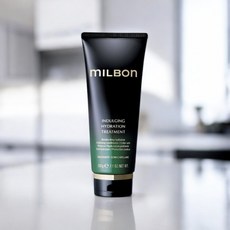 MILBON 밀본 인덜징 하이드레이션 트리트먼트 (블랙 라벨) 200ml, 1병