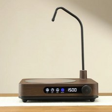 인덕션 쿠커 전기 급수 스토브 1500W 세라믹 자동, EU Plug, Wood grain color