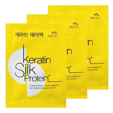 꽃을든남자 케라틴 일회용 헤어팩, 10ml, 50개