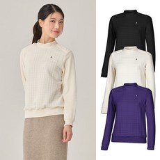 [사은품증정] 빌트모아 여성 골프웨어 플리스 엠보 변형애리 티셔츠 533329